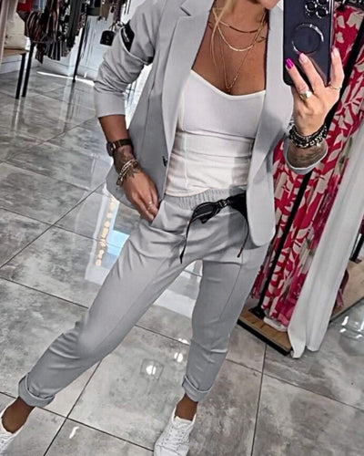 Catalina | Elegant Two-Piece Blazer & Pant Set