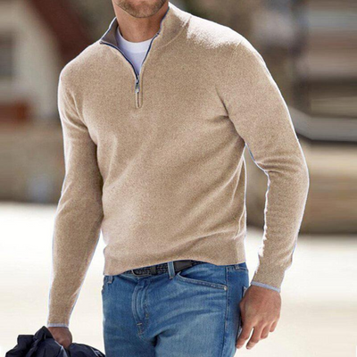 Miquel | Premium Zip-Neck Pullover