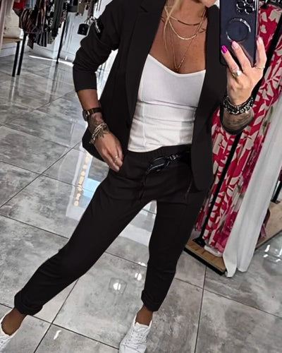 Catalina | Elegant Two-Piece Blazer & Pant Set
