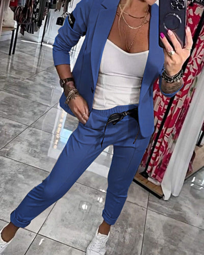 Catalina | Elegant Two-Piece Blazer & Pant Set