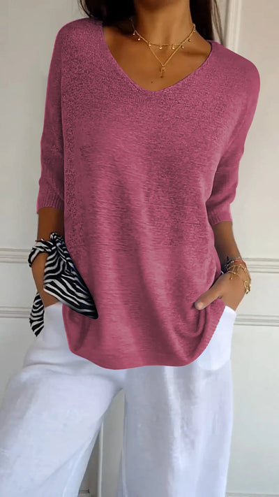 Anna | Soft V-Neck Top