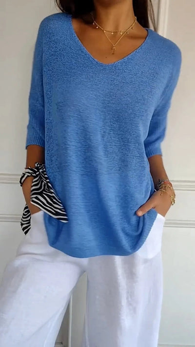 Anna | Soft V-Neck Top