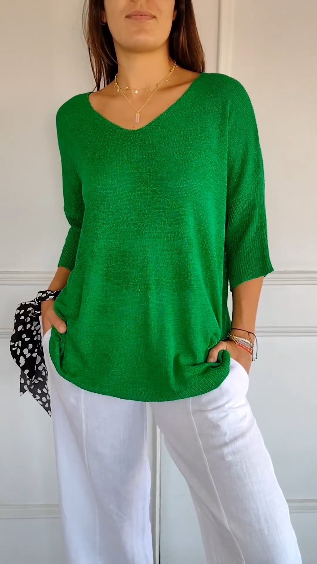 Anna | Soft V-Neck Top