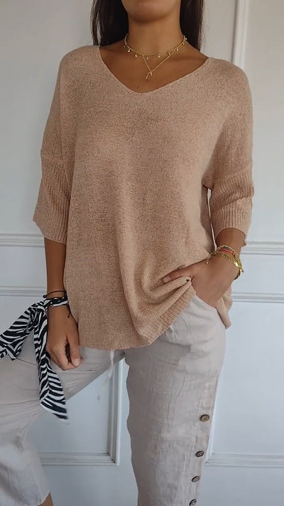 Anna | Soft V-Neck Top