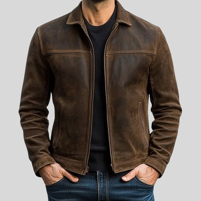 Leather Jacket With Zipper