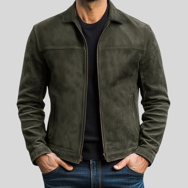Leather Jacket With Zipper