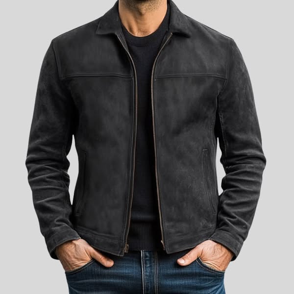 Leather Jacket With Zipper