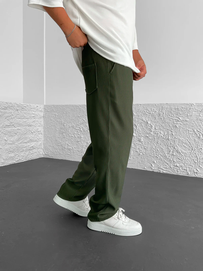 Rivelle™ – RIBBED RELAXED FIT TROUSERS