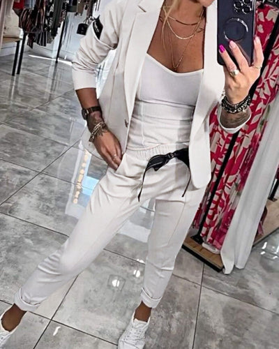Catalina | Elegant Two-Piece Blazer & Pant Set