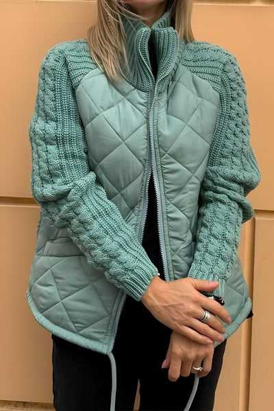 Therese | Patchwork Zip Jacket