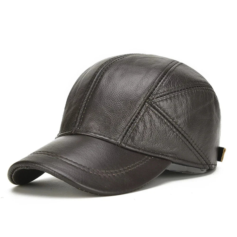 Leather Vintage Cap