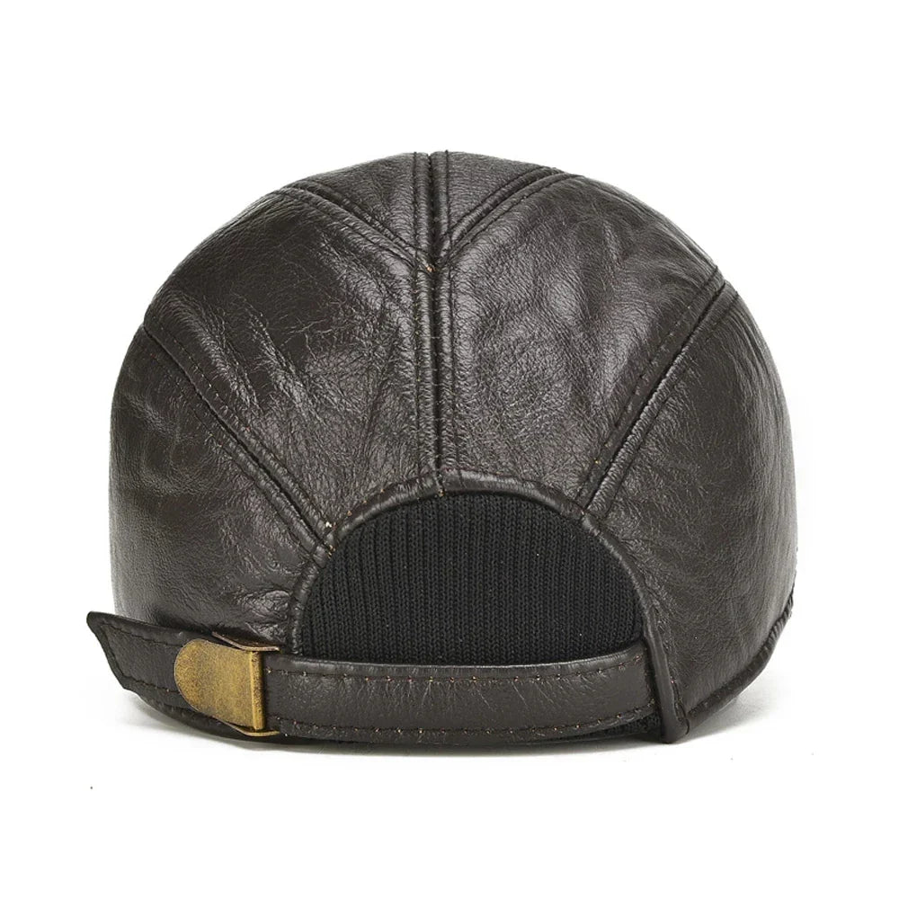 Leather Vintage Cap