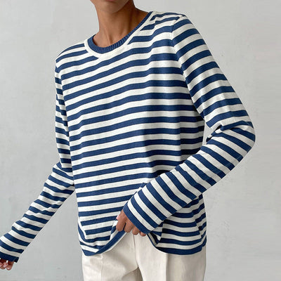 OLIVIA™ | LONG-SLEEVED STRIPED SWEATER