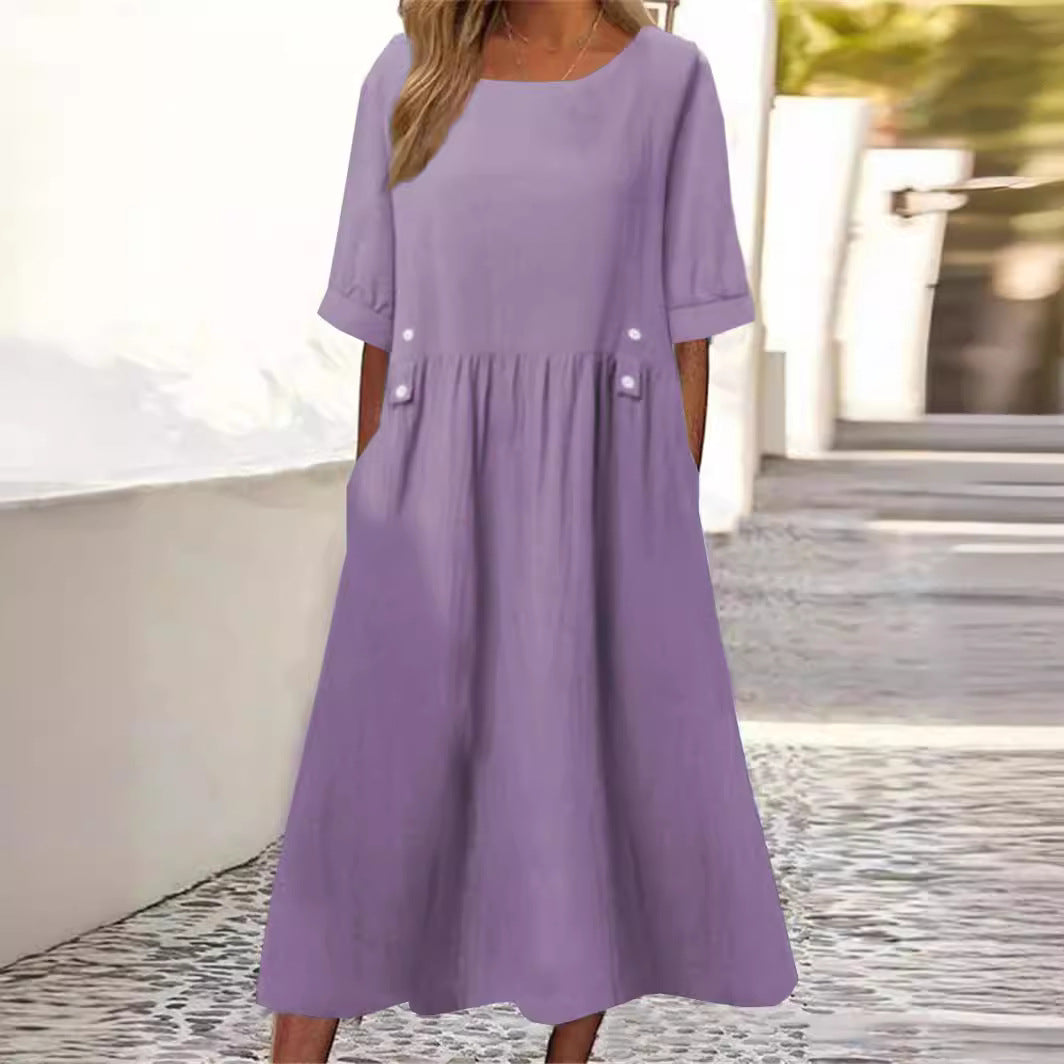 Amelina | Relaxed Midi Dress
