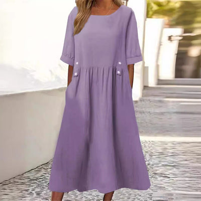 Amelina | Relaxed Midi Dress