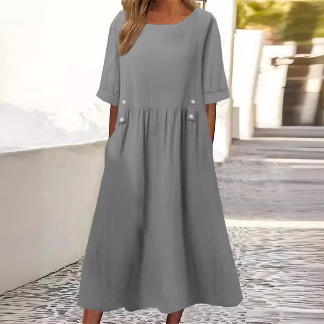 Amelina | Relaxed Midi Dress