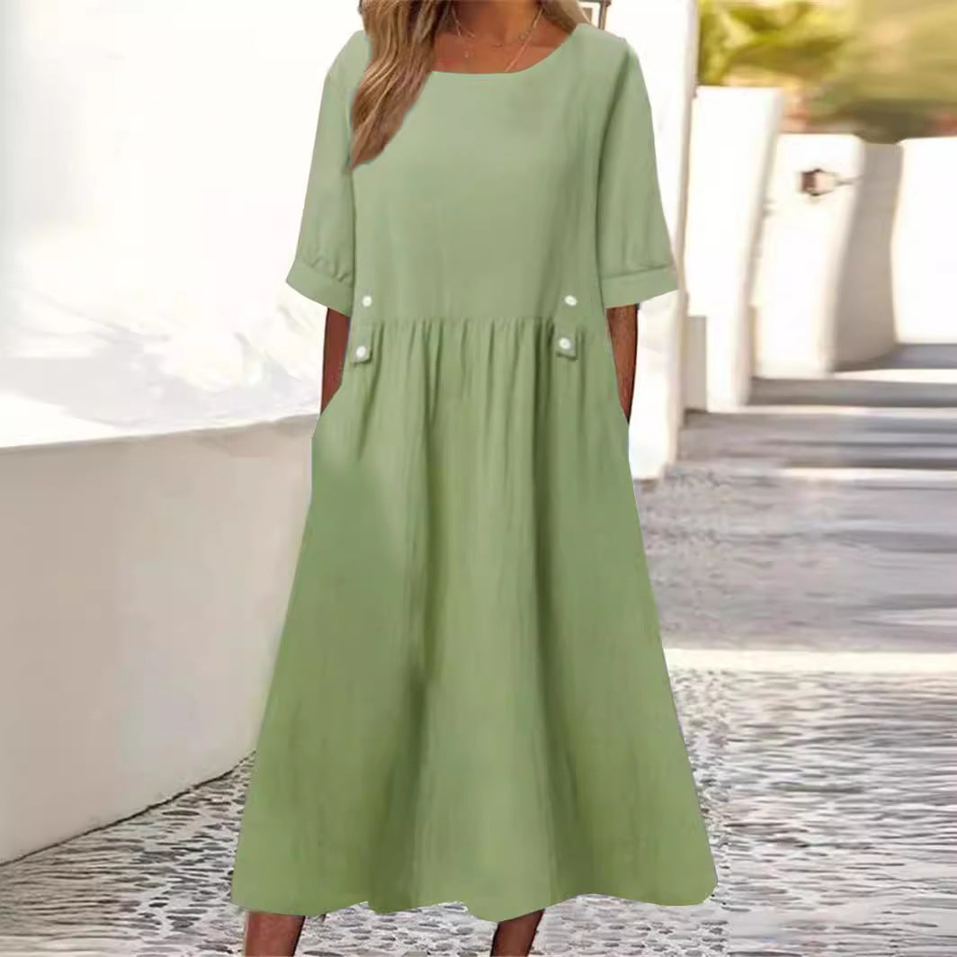 Amelina | Relaxed Midi Dress
