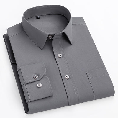 Long-sleeved shirt plain