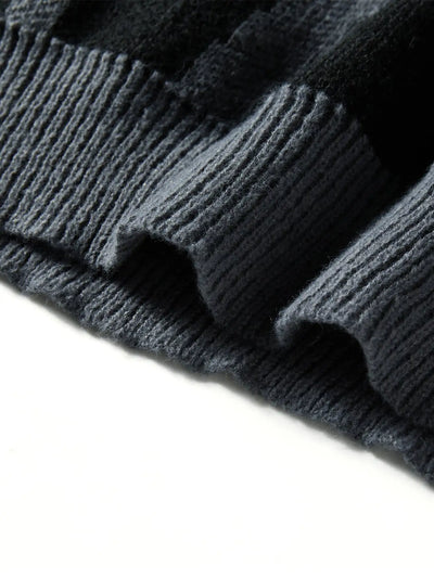 RONAN™ - CONTRAST KNIT MEN'S PULLOVER