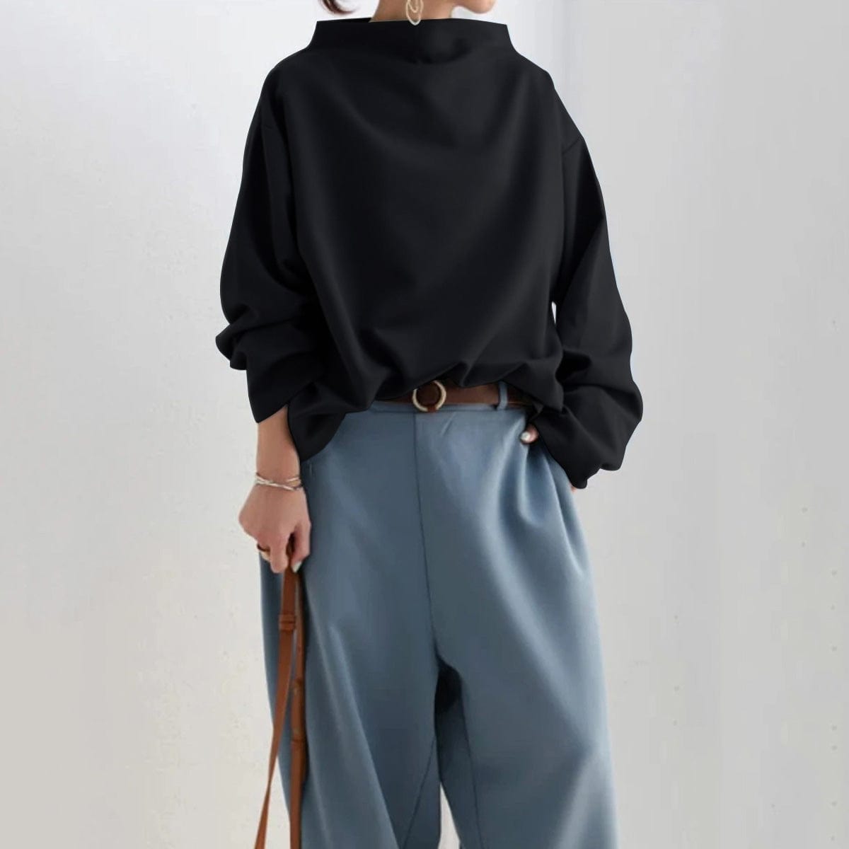 Gabriella™ | Chic High Neck Pullover