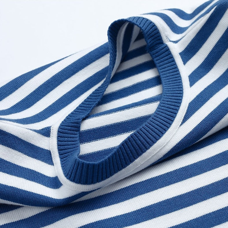 OLIVIA™ | LONG-SLEEVED STRIPED SWEATER