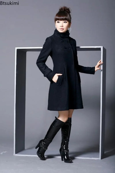 Clara™ | Elegant Dress Coat