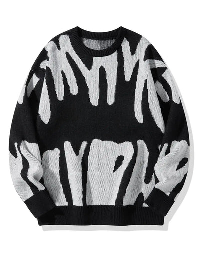 RONAN™ - CONTRAST KNIT MEN'S PULLOVER