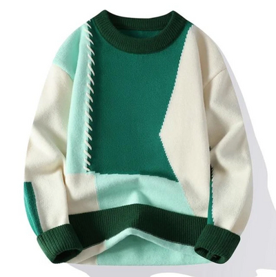AMOR™ - PATCHWORK STYLE SWEATER