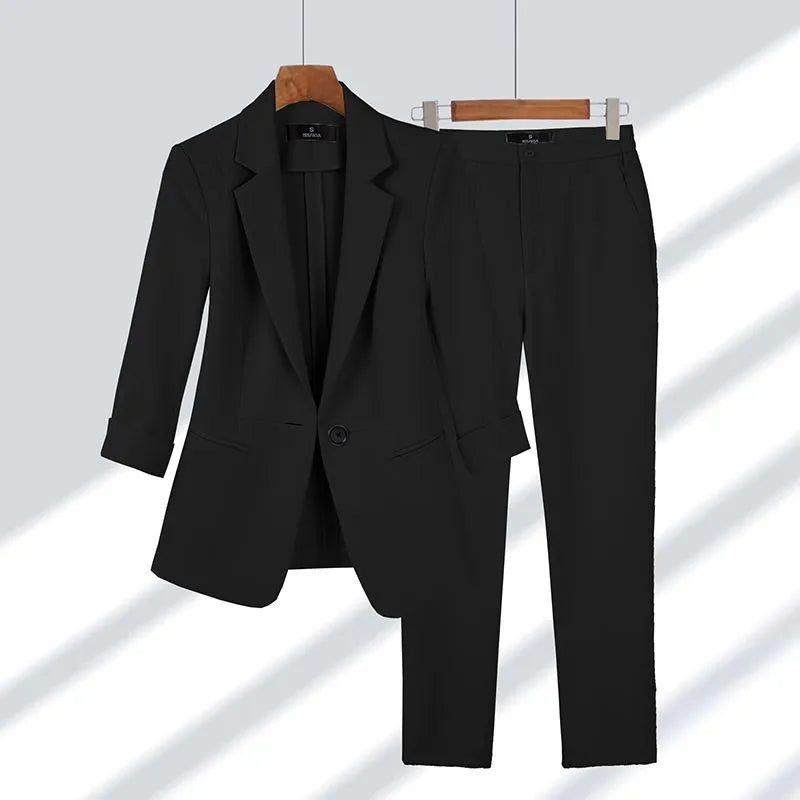 Cherry | Matching Blazer and Trousers Set