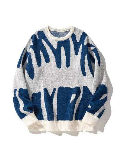 RONAN™ - CONTRAST KNIT MEN'S PULLOVER