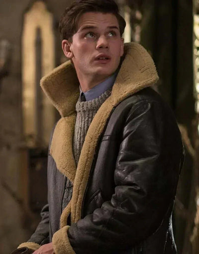 Terrence | Premium Shearling Leather Aviator Coat