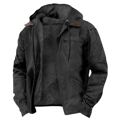 Nate | Zipper Hooded Jacket