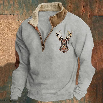 Luke™ | Printed Half-Zip Pullover