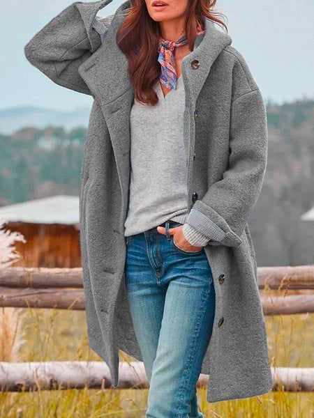 Lila™ – Cozy Mid-Length Everyday Coat