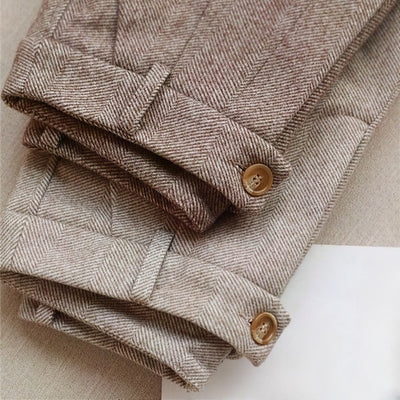 Ottilio™ - ELEGANT HERRINGBONE TROUSERS
