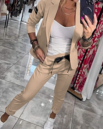 Catalina | Elegant Two-Piece Blazer & Pant Set