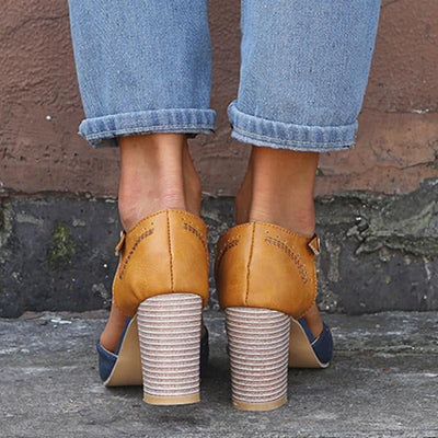 Gigi | Heeled Retro Sandals