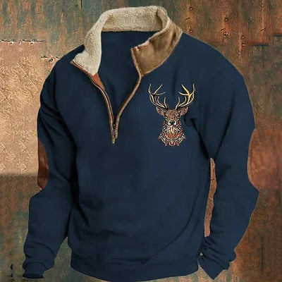 Luke™ | Printed Half-Zip Pullover