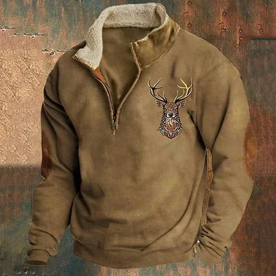 Luke™ | Printed Half-Zip Pullover