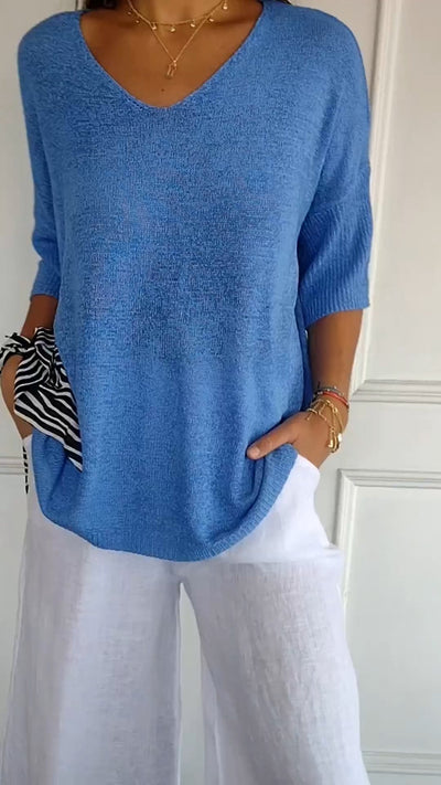 Anna | Soft V-Neck Top