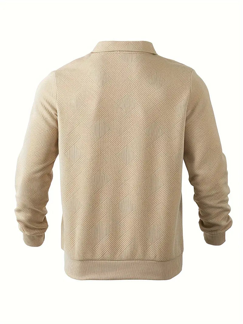 James™ | Vintage Geometric Design Sweater