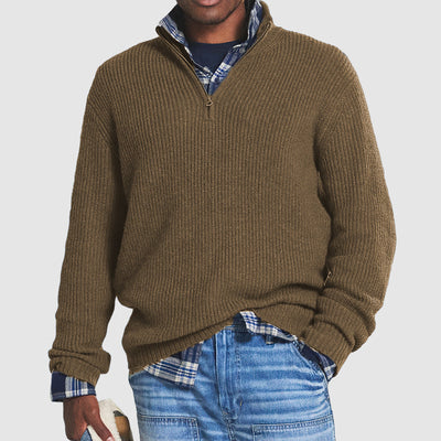 Alonso | Quarter Zip Sweater