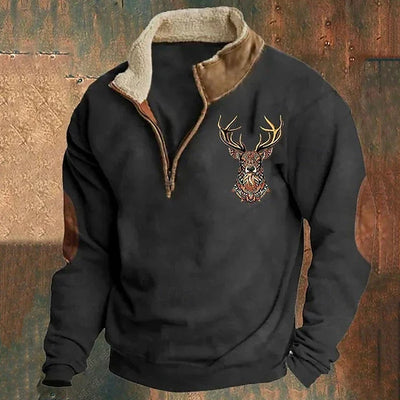 Luke™ | Printed Half-Zip Pullover